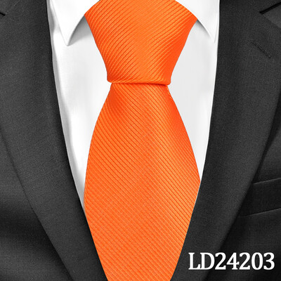 Noi cravate clasice solide pentru bărbați modă ocazional cravată Gravatas cravate bărbați de afaceri Corbatas 8 cm lățime cravate mire pentru petrecere