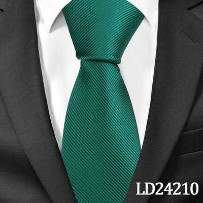 Noi cravate clasice solide pentru bărbați modă ocazional cravată Gravatas cravate bărbați de afaceri Corbatas 8 cm lățime cravate mire pentru petrecere