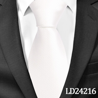 Noi cravate clasice solide pentru bărbați modă ocazional cravată Gravatas cravate bărbați de afaceri Corbatas 8 cm lățime cravate mire pentru petrecere