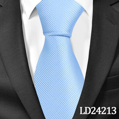 Noi cravate clasice solide pentru bărbați modă ocazional cravată Gravatas cravate bărbați de afaceri Corbatas 8 cm lățime cravate mire pentru petrecere