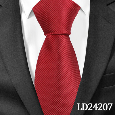 Noi cravate clasice solide pentru bărbați modă ocazional cravată Gravatas cravate bărbați de afaceri Corbatas 8 cm lățime cravate mire pentru petrecere