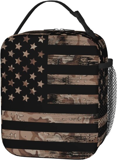 Grunge kutija za ručak za košarku za dječake, dječja izolirana torba za ručak, slatka torba za ručak za školski piknik