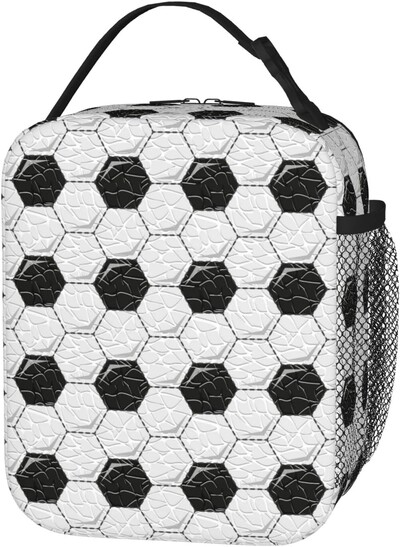 Grunge kutija za ručak za košarku za dječake, dječja izolirana torba za ručak, slatka torba za ručak za školski piknik