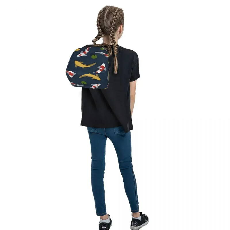 Jaapani koi kala isolatsiooniga lõunakotid veekindlad piknikukotid jahutuskott lõunasöögikarp Naistele tööks mõeldud lastekool