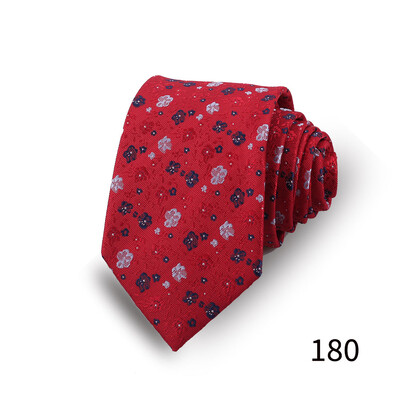 Moda bărbați cravată 100% mătase cravată mătase cravată pentru bărbați stil nou, floral, cachetelerie, nuntă, afaceri, loc de muncă, cravate subțiri cadou