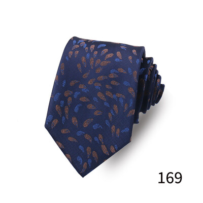 Moda bărbați cravată 100% mătase cravată mătase cravată pentru bărbați stil nou, floral, cachetelerie, nuntă, afaceri, loc de muncă, cravate subțiri cadou