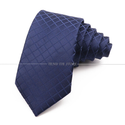 Cravată pentru bărbați din poliester, cravată cu dungi, roșu, galben, cravată clasică de birou, accesorii pentru smoking de nuntă