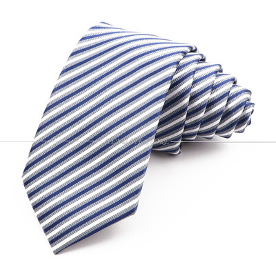 Cravată pentru bărbați din poliester, cravată cu dungi, roșu, galben, cravată clasică de birou, accesorii pentru smoking de nuntă