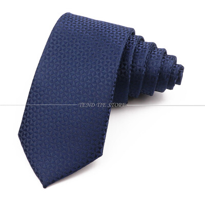 Cravată pentru bărbați din poliester, cravată cu dungi, roșu, galben, cravată clasică de birou, accesorii pentru smoking de nuntă