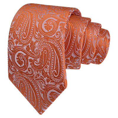 RBOCOTT Nova klasična svilena kravata s uzorkom od 8 cm, muška crveno plava crna uredska svadbena zabava Poklon kravata Dodaci