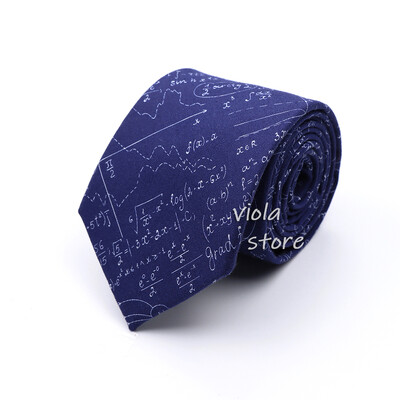 100% kokvilna 8 cm kaklasaite Matemātika Zinātnes Astronomija Fizikālā Ķīmija Vīriešu Koledžas Akadēmijas institūts Skolas Cosplay Dāvana Kravas aksesuārs