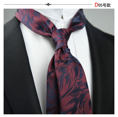 Linbaiway Cravate cu imprimeu floral pentru costum de bărbați Cravată de mire pentru petrecere de nuntă Cravată subțire pentru bărbați, femei, haine pentru gât, cravată