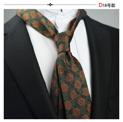 Linbaiway Cravate cu imprimeu floral pentru costum de bărbați Cravată de mire pentru petrecere de nuntă Cravată subțire pentru bărbați, femei, haine pentru gât, cravată