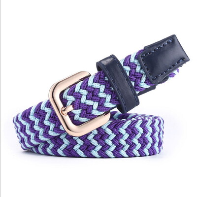 BOKADIAO Ženski i dječji elastični remen, kopča, tkanje, rastezljivi platneni remen slatkih boja, luksuzni traperice, remeni za dječake, djevojčice, remen