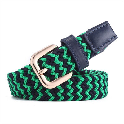 BOKADIAO Ženski i dječji elastični remen, kopča, tkanje, rastezljivi platneni remen slatkih boja, luksuzni traperice, remeni za dječake, djevojčice, remen