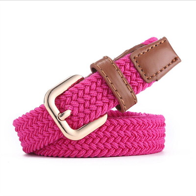 BOKADIAO Ženski i dječji elastični remen, kopča, tkanje, rastezljivi platneni remen slatkih boja, luksuzni traperice, remeni za dječake, djevojčice, remen