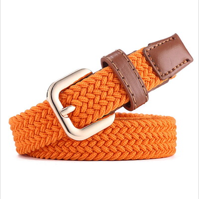 BOKADIAO Ženski i dječji elastični remen, kopča, tkanje, rastezljivi platneni remen slatkih boja, luksuzni traperice, remeni za dječake, djevojčice, remen