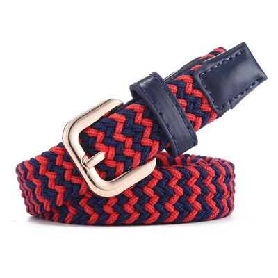 BOKADIAO Ženski i dječji elastični remen, kopča, tkanje, rastezljivi platneni remen slatkih boja, luksuzni traperice, remeni za dječake, djevojčice, remen