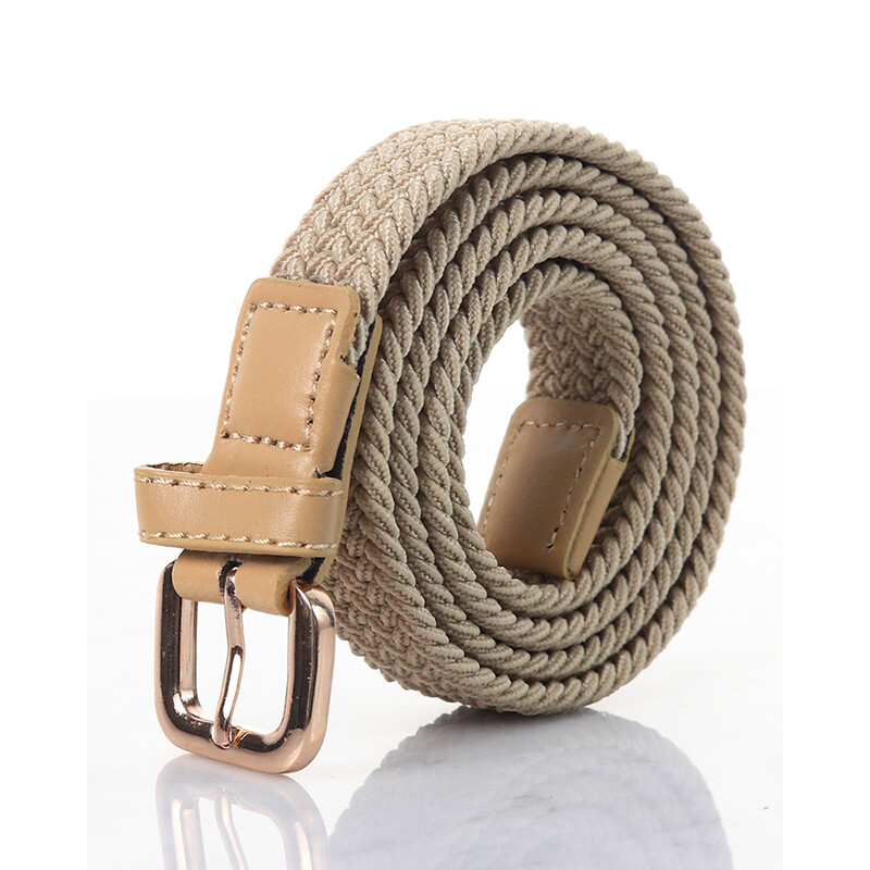 BOKADIAO Ženski i dječji elastični remen, kopča, tkanje, rastezljivi platneni remen slatkih boja, luksuzni traperice, remeni za dječake, djevojčice, remen