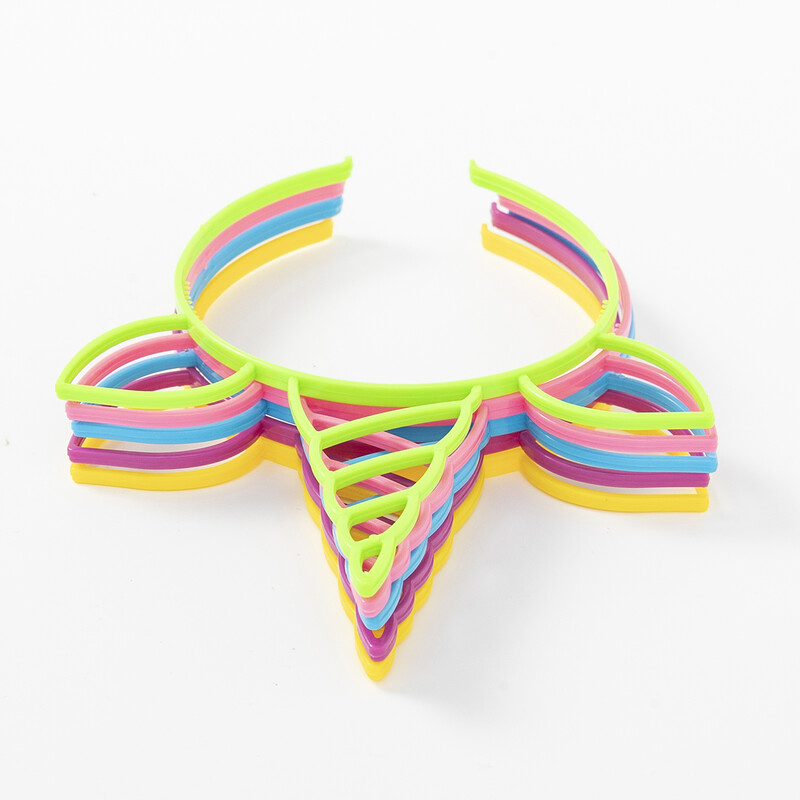 5 komada dječjih dodataka za kosu Pokrivala za glavu, uradi sam pribor za nakit Crtić Plastični jednorog Traka za kosu Poklon za zabavu Beba