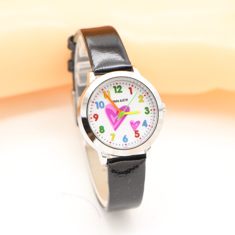 Noua sosire Fashion Heart Creative Copii Student Fete Copii Ceas Casual Quartz Lady Watch Relojes Montres Kol Saati