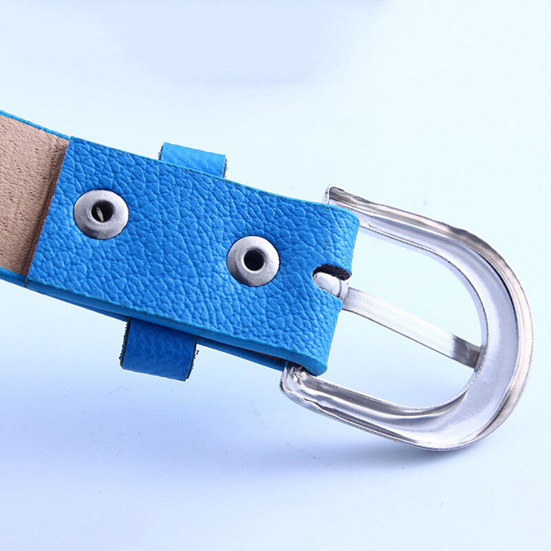 MYMC vöö õõnes lillekujuline kommivärvid lapsed poistele tüdrukule naistele PU-nahast reguleeritav luksuslik disainiga metallist pandlaga rihmad