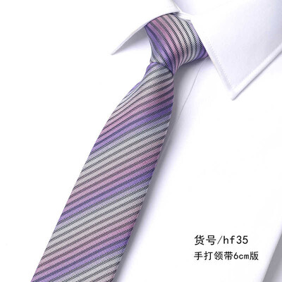 Tamno crveno zelena prugasta kontrastna 6 cm uska kravata za muške poslovne bankete Korejska modna košulja Trend dodaci Kravata