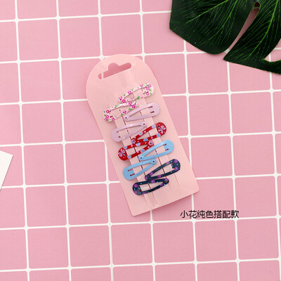 10GAB Mīlīgi BB matu sprādzes multfilmas Sirds tipa Metāla konfektes Krāsa Meiteņu Matu sprādzes Bērnu Galvassegas Bērnu Mazuļu matu sprādzes Aksesuāri