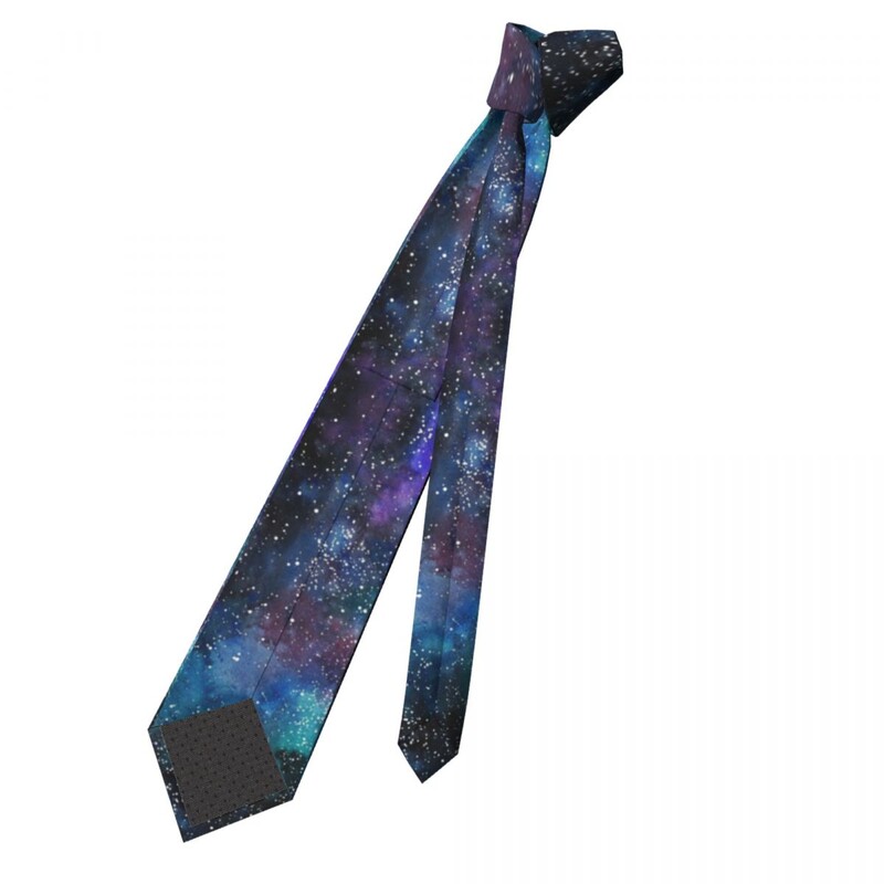 Galaxy Deep Space Unisex kaklasaite zīda poliestera 8 cm klasiska kaklasaite vīriešu krekliem aksesuāri Cravat Party