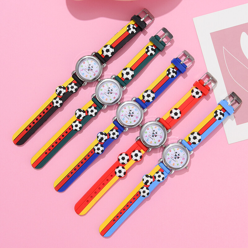 1PC Детски часовници Анимационни часовници Розов силиконов кварцов ръчен часовник Подарък за рожден ден Момиче Момче Деца Час за учене Момиче Часовник Reloj