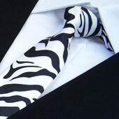 HOOYI 2019 modes Slim Ties Skinny Tie check Vīriešu kaklasaite šaura Poliestera svītra zebra Print kaklasaites