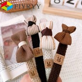 4 bucăți benzi de păr tricotate pentru fete, set de coafuri, bentițe de păr simple, cerc de păr subțire, accesorii de păr pentru fete, 4 buc.