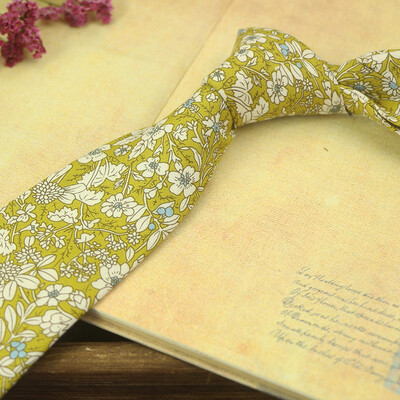 Ikdienas kokvilnas ziedu kaklasaites pieaugušajiem ikdienas valkāšanai kreklu aksesuāri 6 cm platums mīkstas šauras kaklasaites kāzu ballīte smokings cravat