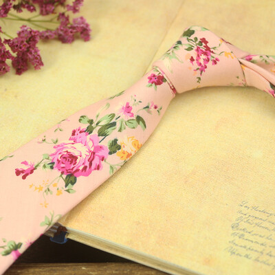 Ikdienas kokvilnas ziedu kaklasaites pieaugušajiem ikdienas valkāšanai kreklu aksesuāri 6 cm platums mīkstas šauras kaklasaites kāzu ballīte smokings cravat