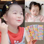 6 bucăți/set de agrafe de păr pentru copii, de culoare bomboană, agrafă BB cu stele, agrafe de dragoste, fără rău, agrafe de păr pentru copii, accesorii pentru copac pentru fete