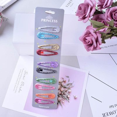 10 kom/set Svjetlucave ukosnice Snap ukosnice za djecu Dječje ukosnice s kandžama Ukosnice za djevojčice Dodaci za kosu Slatke metalne ukosnice