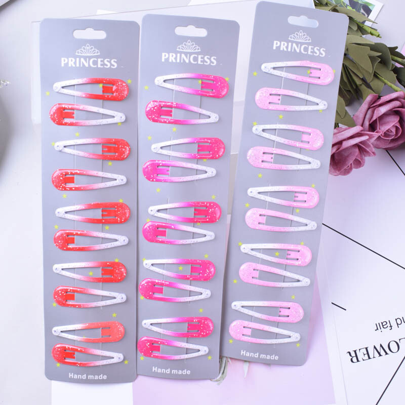 10 kom/set Svjetlucave ukosnice Snap ukosnice za djecu Dječje ukosnice s kandžama Ukosnice za djevojčice Dodaci za kosu Slatke metalne ukosnice