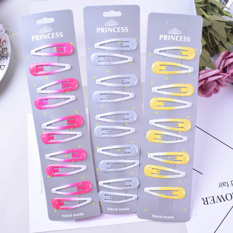 10 kom/set Svjetlucave ukosnice Snap ukosnice za djecu Dječje ukosnice s kandžama Ukosnice za djevojčice Dodaci za kosu Slatke metalne ukosnice