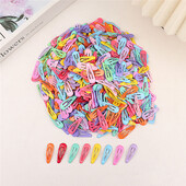 30 buc/lot agrafe pentru copii din aliaj, accesorii de păr, agrafe de păr de culoare solidă, bricolaj, 3 cm, drăguțe, pentru cap mic, pentru fete.