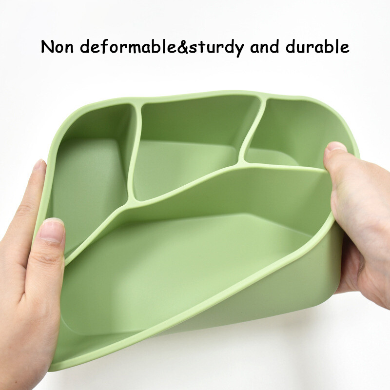 Cutie de prânz din silicon Cutie de prânz de calitate alimentară Cuptor cu microunde Încălzire specială Cutie de prânz În condiții de siguranță pentru congelator și cuptor Prânz pentru gustări și recipiente pentru alimente