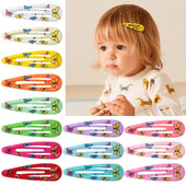 12/13/14 buc. Agrafe de păr Daisy BB Picătură de apă Fructe de primăvară, de vară, breton pentru păr, cleme de păr colorate, comandă cu ridicata