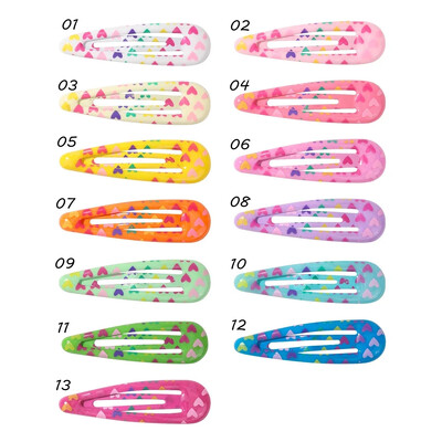 12/13/14 buc. Agrafe de păr Daisy BB Picătură de apă Fructe de primăvară, de vară, breton pentru păr, cleme de păr colorate, comandă cu ridicata