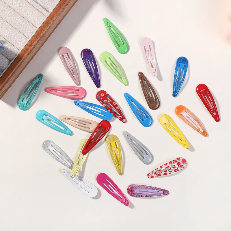 50 bucăți/set agrafe de păr pentru fete de culoare bomboană care picură agrafă de păr prințesă agrafă coreeană agrafe pentru cap pentru fete accesorii de păr