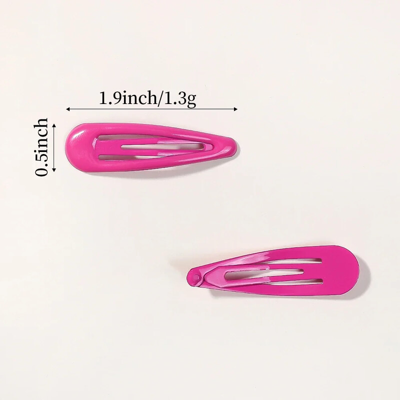 50 bucăți/set agrafe de păr pentru fete de culoare bomboană care picură agrafă de păr prințesă agrafă coreeană agrafe pentru cap pentru fete accesorii de păr