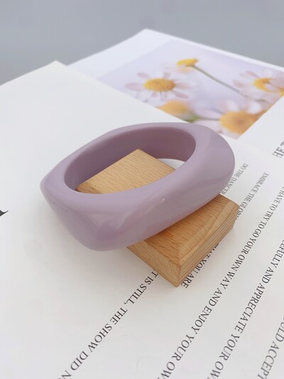 Модна и смела акрилна гривна с мраморен модел за дамско ежедневно облекло и гривни за партита за жени