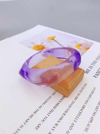 Модна и смела акрилна гривна с мраморен модел за дамско ежедневно облекло и гривни за партита за жени