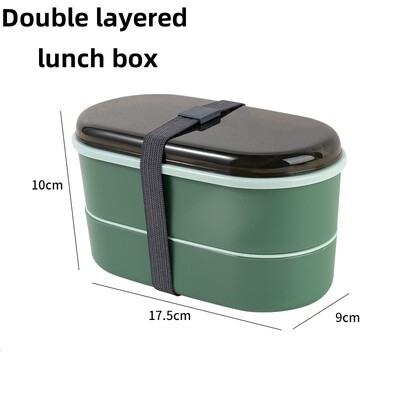 Bento lõunakarp lastele multifilmiõpilastele, armas soojendusega 3 võrega võileiva-suupistete lõunakarp Söökla erihoidla