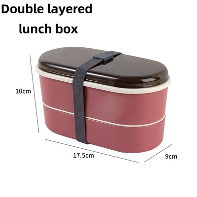 Bento lõunakarp lastele multifilmiõpilastele, armas soojendusega 3 võrega võileiva-suupistete lõunakarp Söökla erihoidla