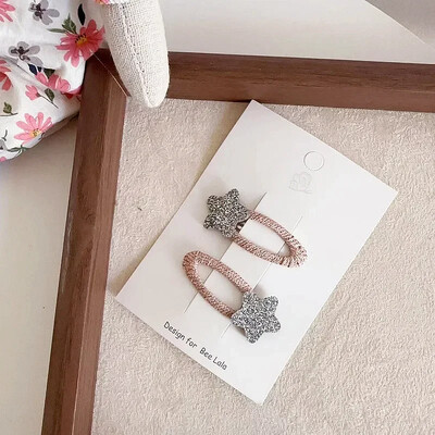 Slatki crtani zec Zvjezdica petokraka, kopča za kosu za djevojčice, kopča sa šiškama sa strane, slomljena kosa, BB kopča, dodaci za kosu za bebe