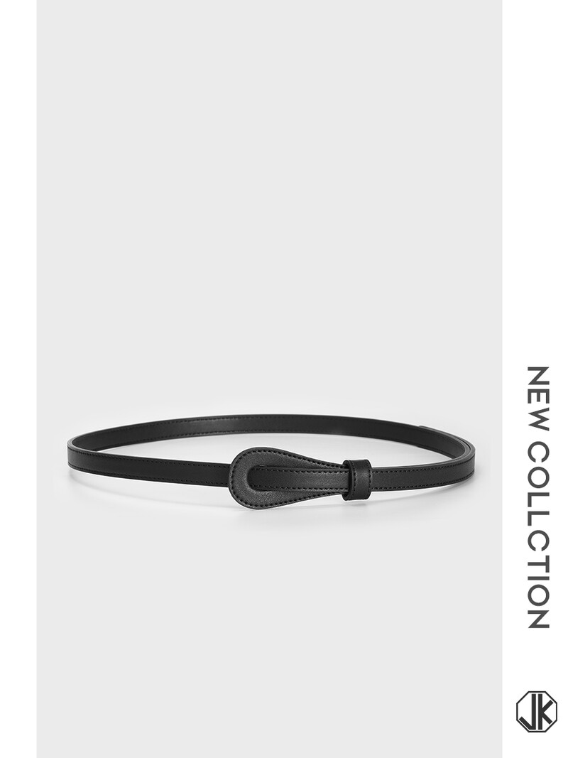 Cureaua de piele pentru femei la modă Cureaua de rochie Curele subțire de modă Curea cu nod în talie din piele, fără cataramă, centură decorativă înnodata